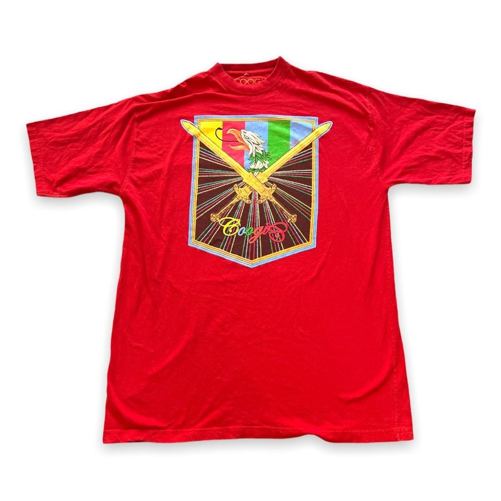 Coogi Front Graphic Red T-Shirt Size 2XL
